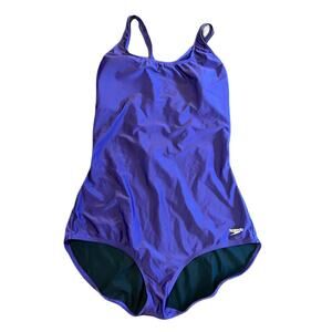 Speedo Women's One Piece Swimsuit - Deep Blue